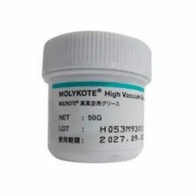 MOLYKOTE high vacuum silicone grease HVG 50g canned white gray semi transparent color 1 bottle